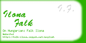 ilona falk business card